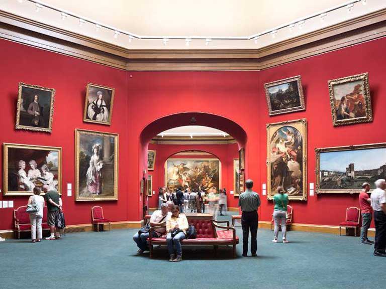 Inside the Scottish National Gallery