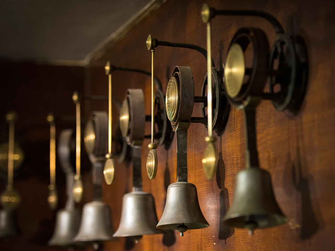 Blenheim Palace, private rooms - bell system