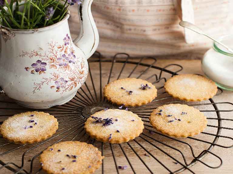 The taste - and scent - of lavendar biscuits