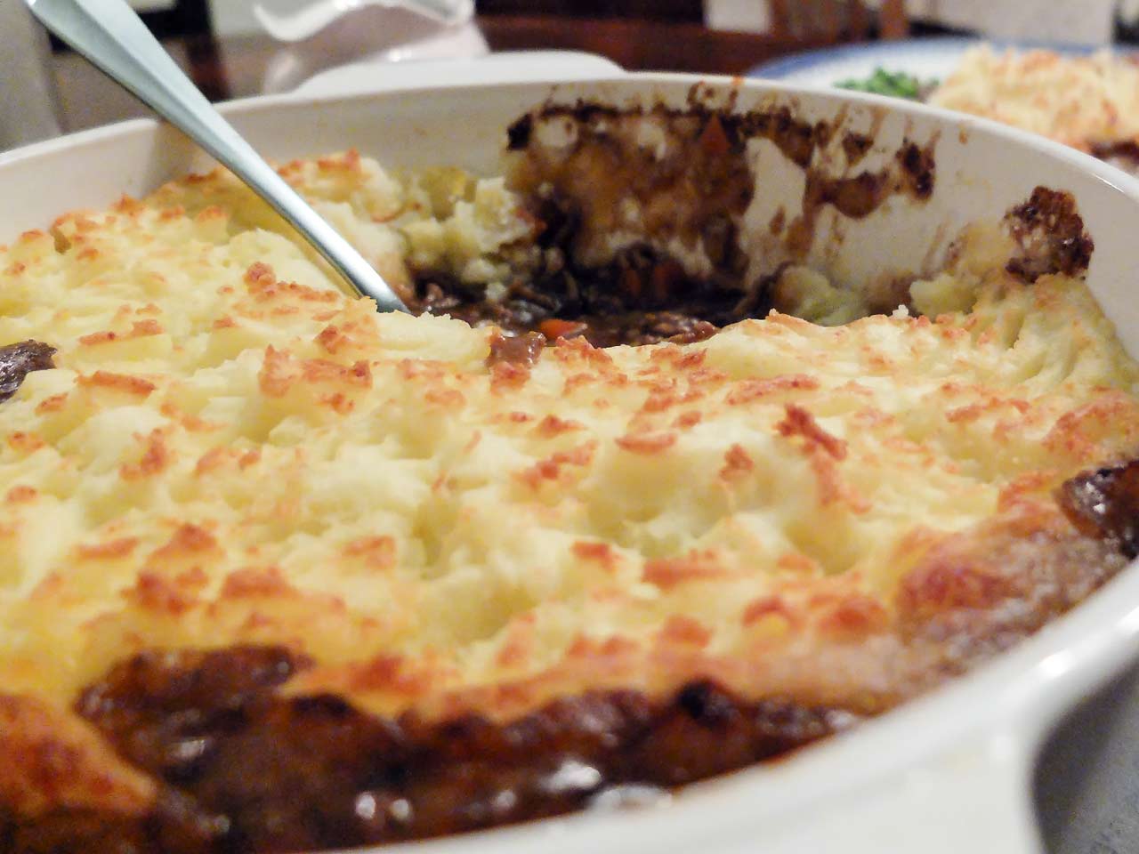 Traditional cottage pie