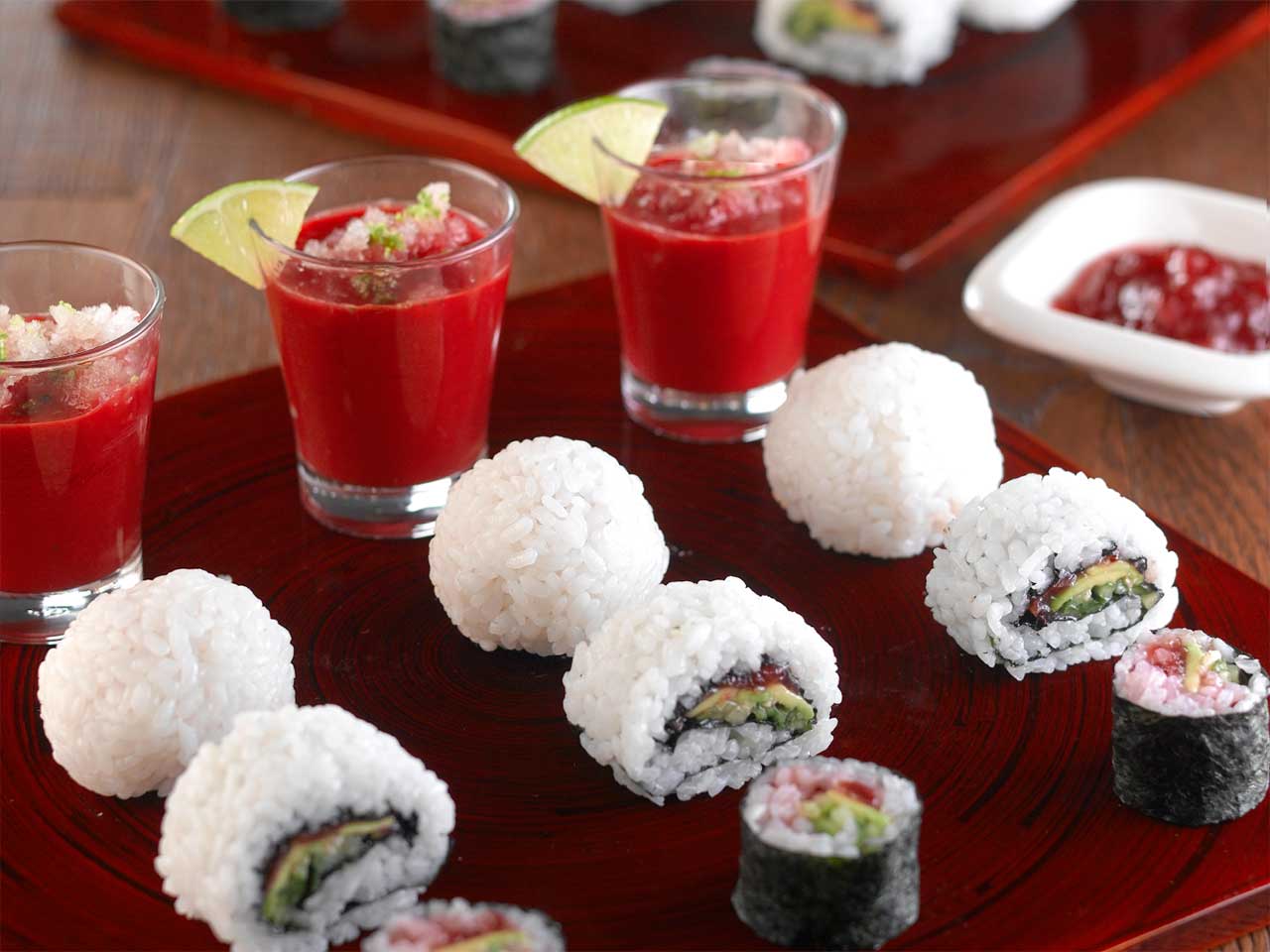 Seasonal sushi