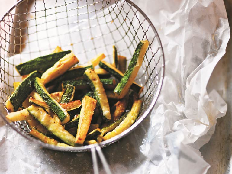 Courgette chips