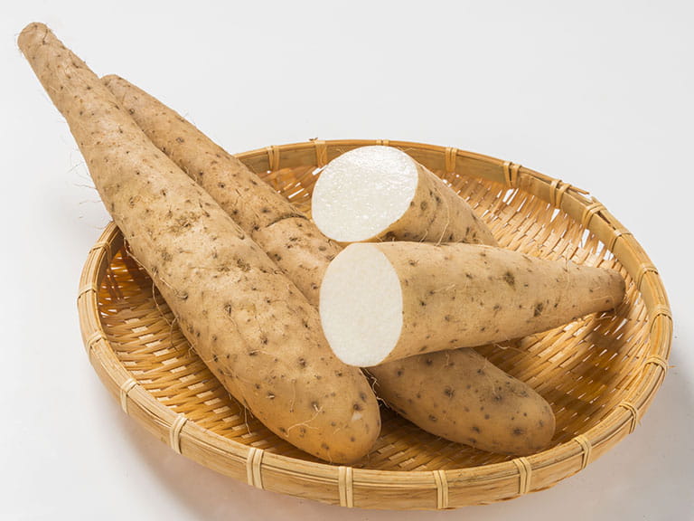 Wild Yams in a basket