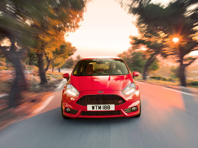 The Ford Fiesta ST can reach an impressive 0-62mph time of just 6.9 seconds