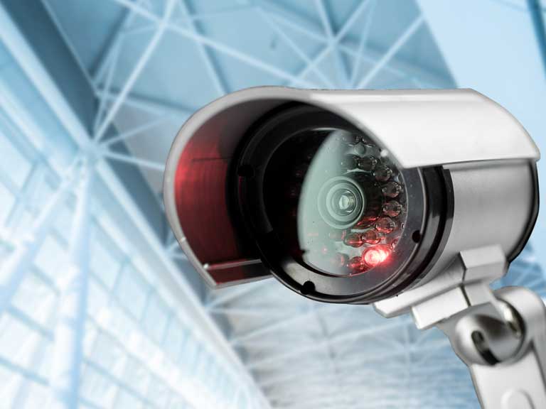 CCTV camera being used by a council to issue PCNs