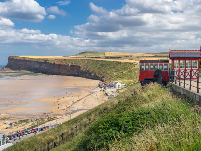 Saltburn-by-the-Sea's funicular lift 