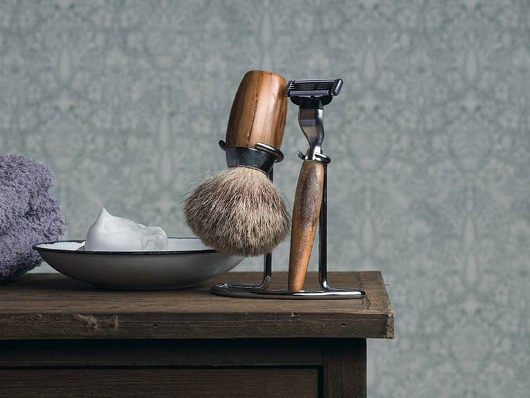 Male grooming set for older mens skin care