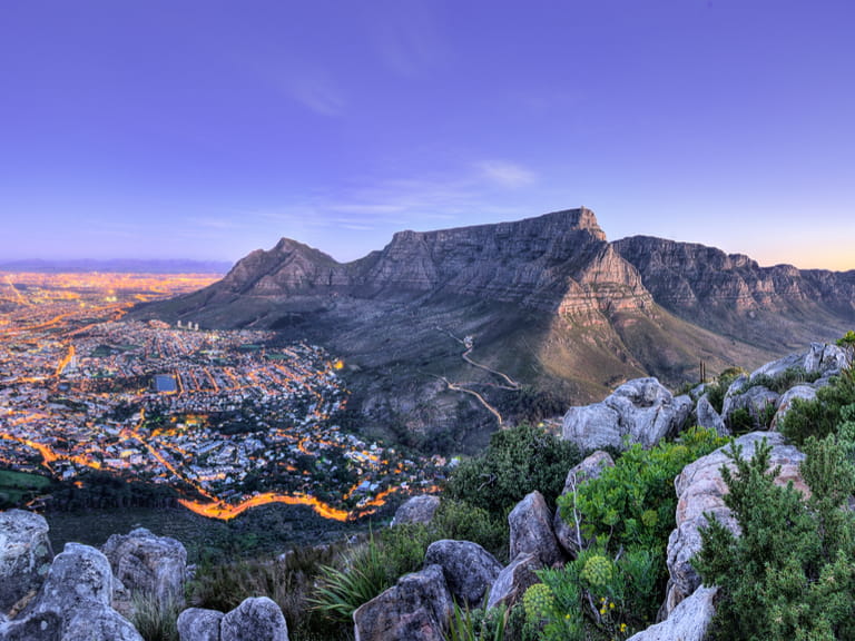 Beautiful South Africa's Cape Town's, Mountain and Sea views.