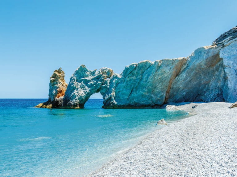 Lalaria Beach on Skiathos, Greece