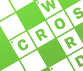 green crossword puzzle