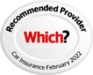 Which? Recommended Provider of Car Insurance logo