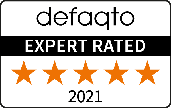 Defaqto 5 star rating 2021
