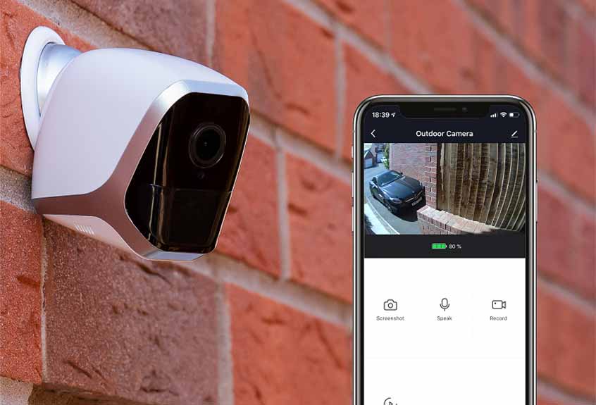Smart outdoor camera for the home