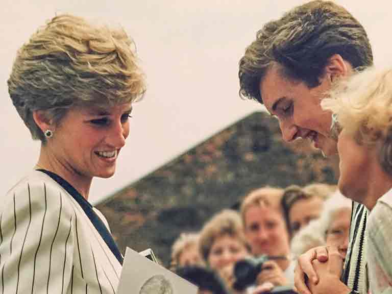 Diana, Princess of Wales with David Butler