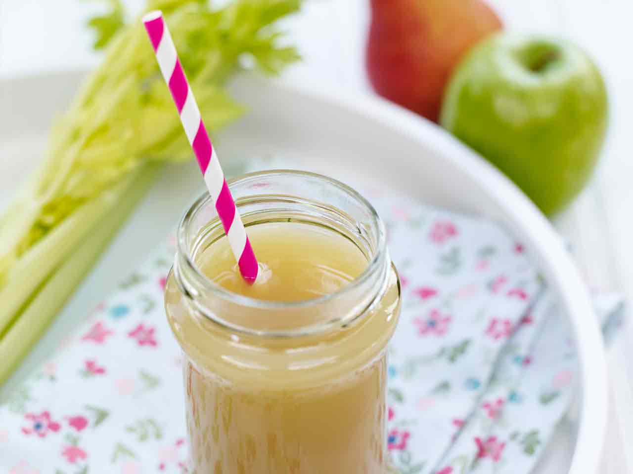 Pear, ginger and celery juice
