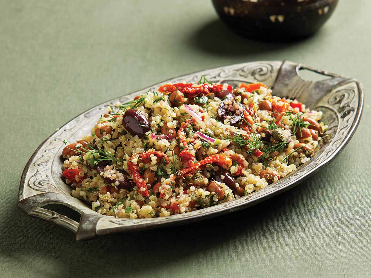 Mediterranean quinoa summer salad