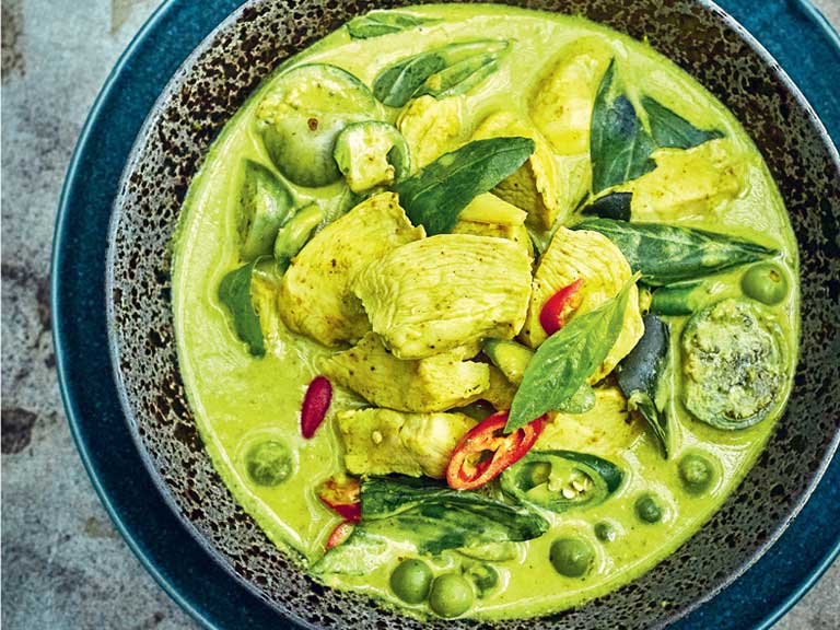 Thai green chicken curry. Photography by © Ape Inc. 2018
