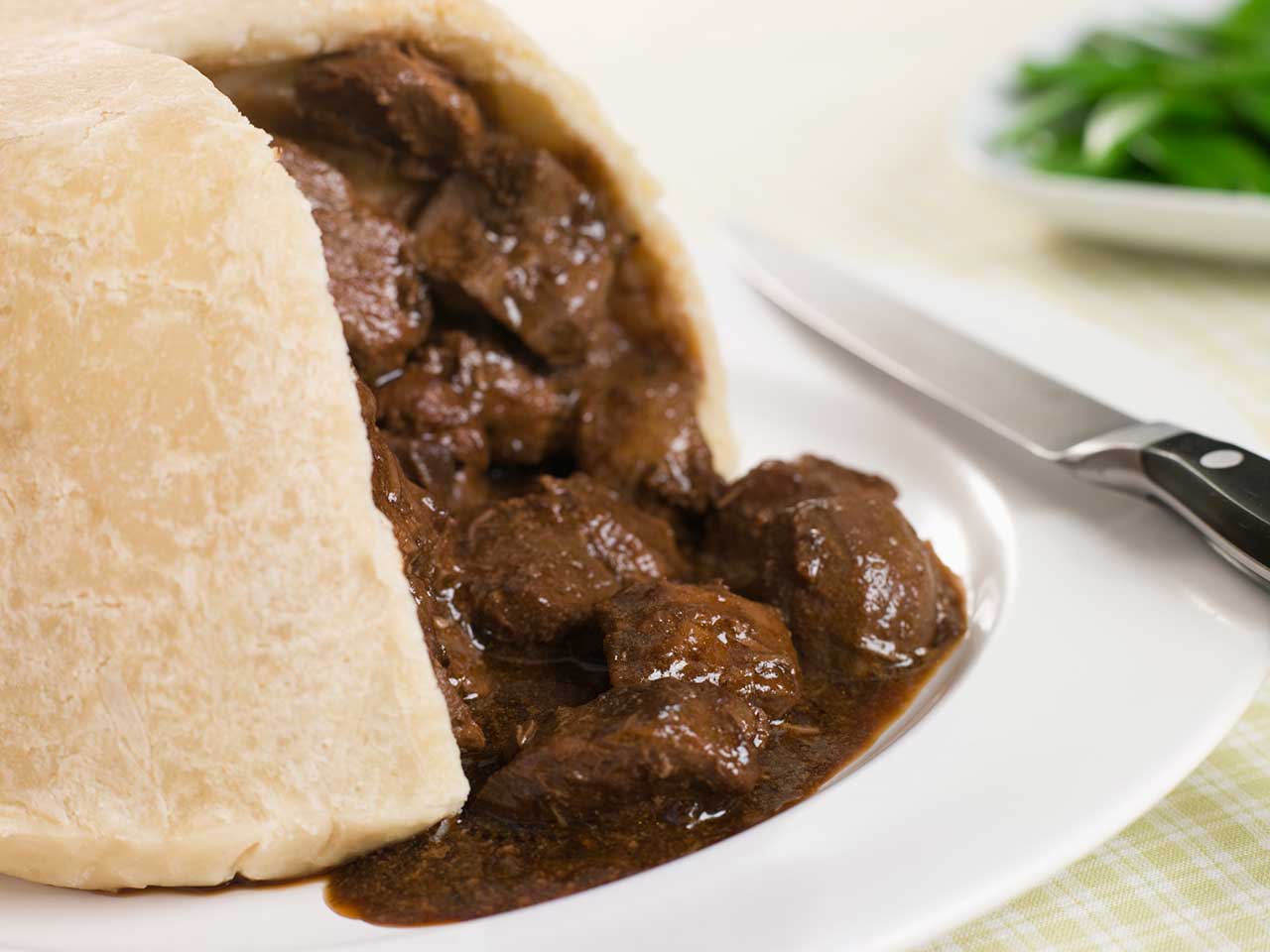 Steak and kidney pudding