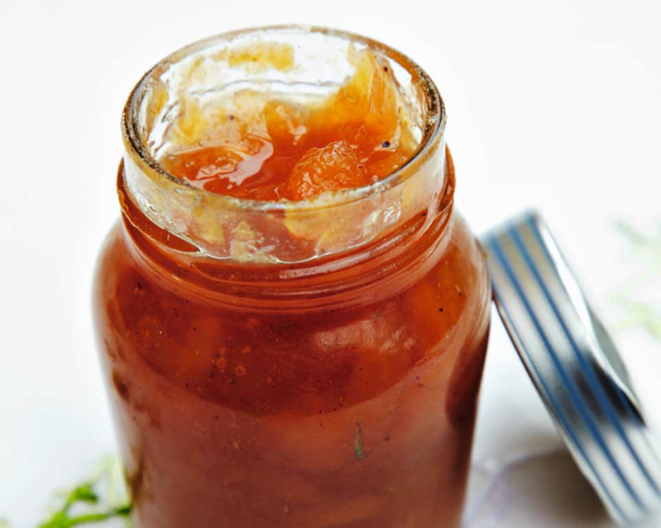 Pear and ginger jam