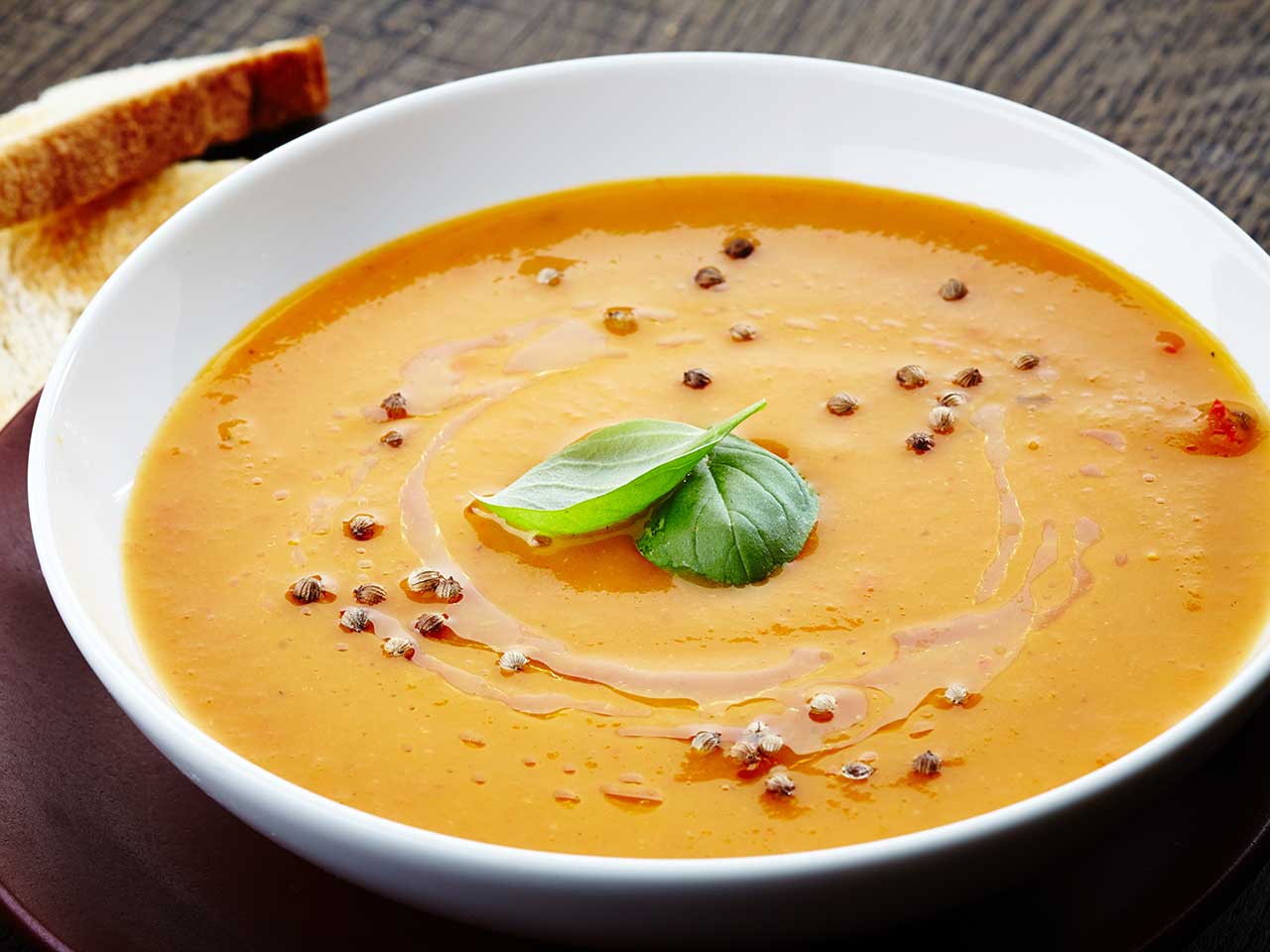 Carrot and parsnip soup