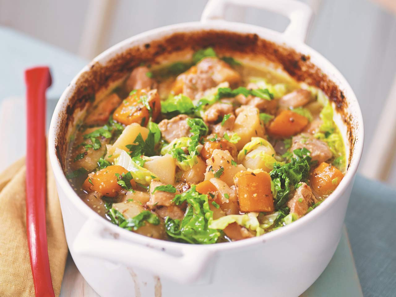 One-pot chicken and mustard casserole