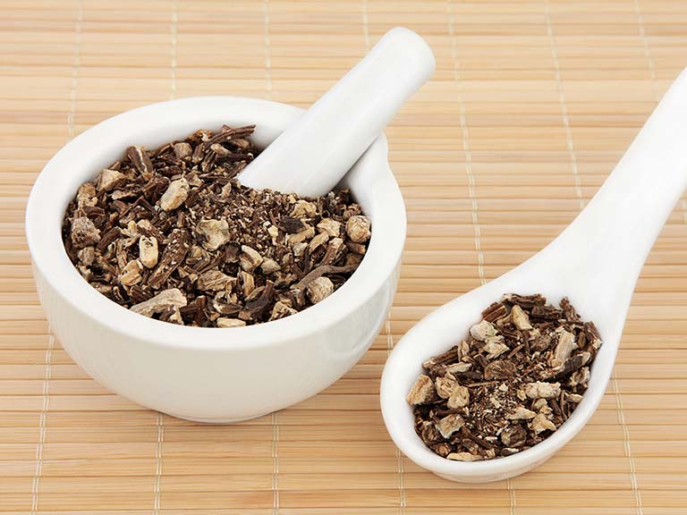 Dried Dong Quai, Angelica root used in chinese herbal medicine