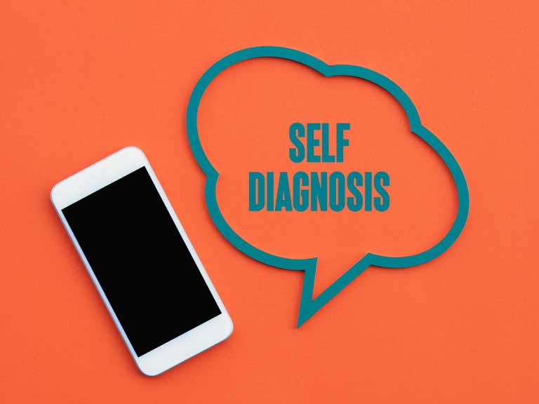 Self-diagnosis online