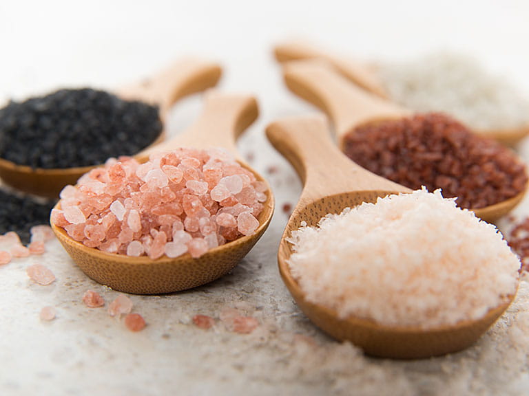Differemnt types of salt