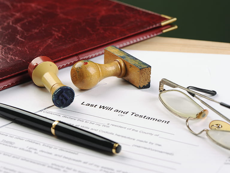 A Last Will and Testament to represent the question of how to be an executor