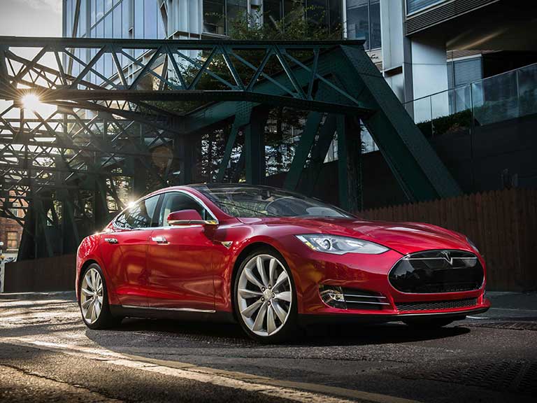 Tesla Model S front view