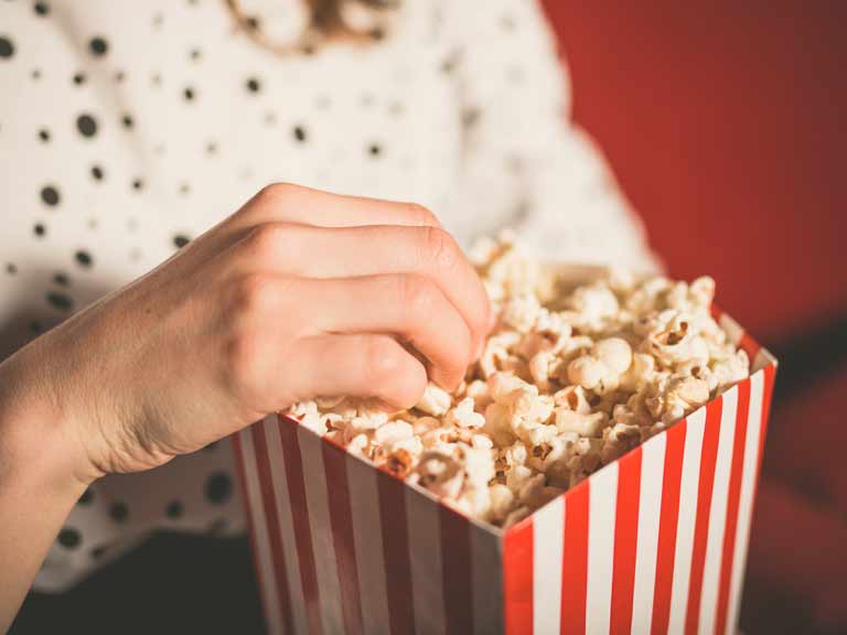 Popcorn at the cinema