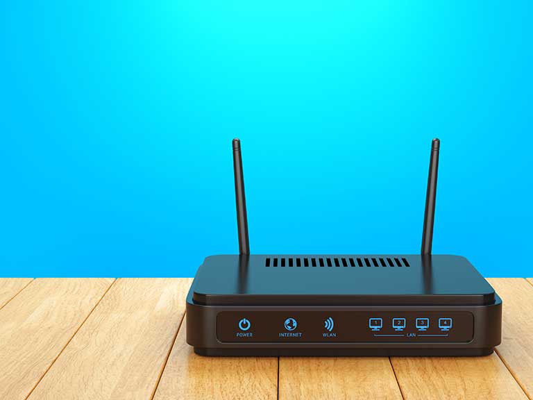 A Wi-Fi router