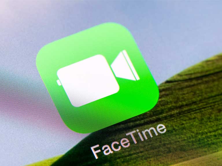 FaceTime app on an iPad