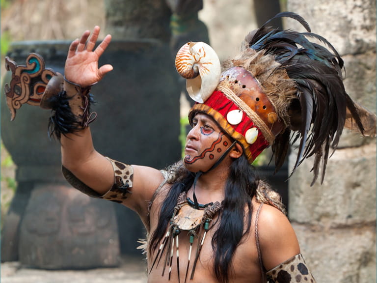 Pre-Hispanic Mayan performance called 