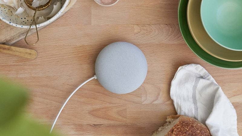 Google's Nest Mini (above) is one of the cheapest smart speakers available