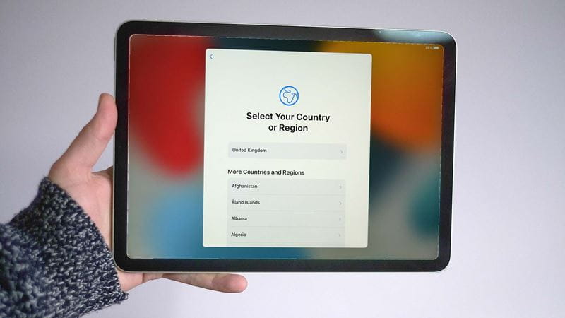 How to set up your iPad