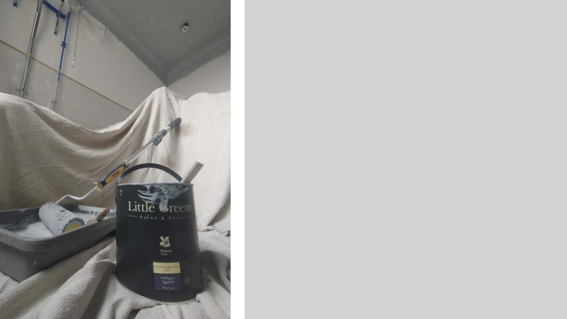 Get the ceiling look with Little Greene – Bone China Blue 