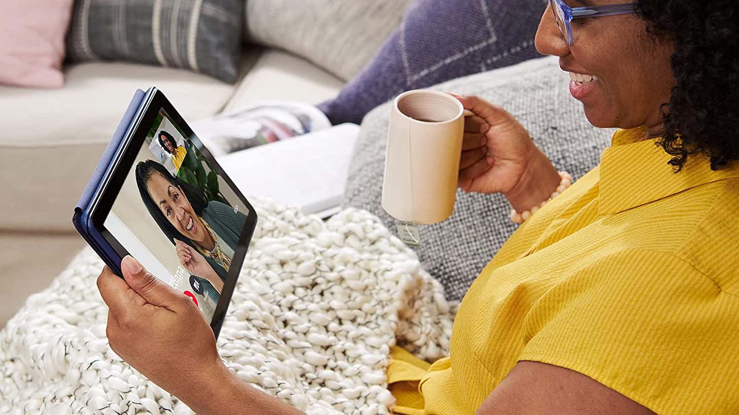 The Amazon Fire HD 10 tablet