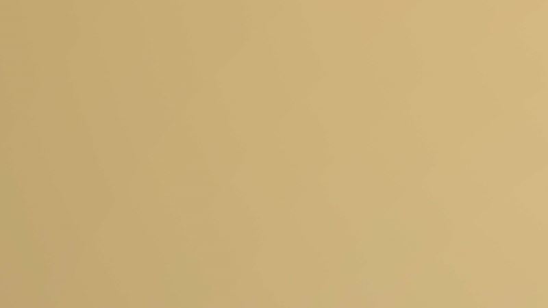 A swatch of the paint colour 'Sudbury Yellow' by Farrow & Ball