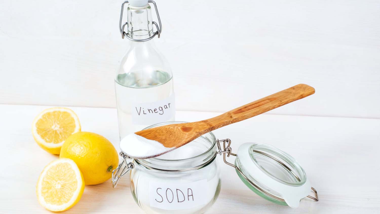 Baking soda an white vinegar is best used for cleaning 