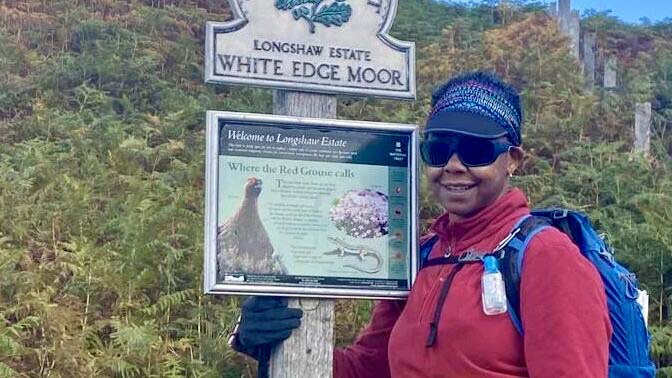 Gloria Francis now works as a walk leader after joining a walking group.