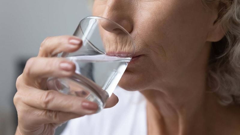 Staying hydrated is key for helping fibre to perform its role and keep your gut healthy.