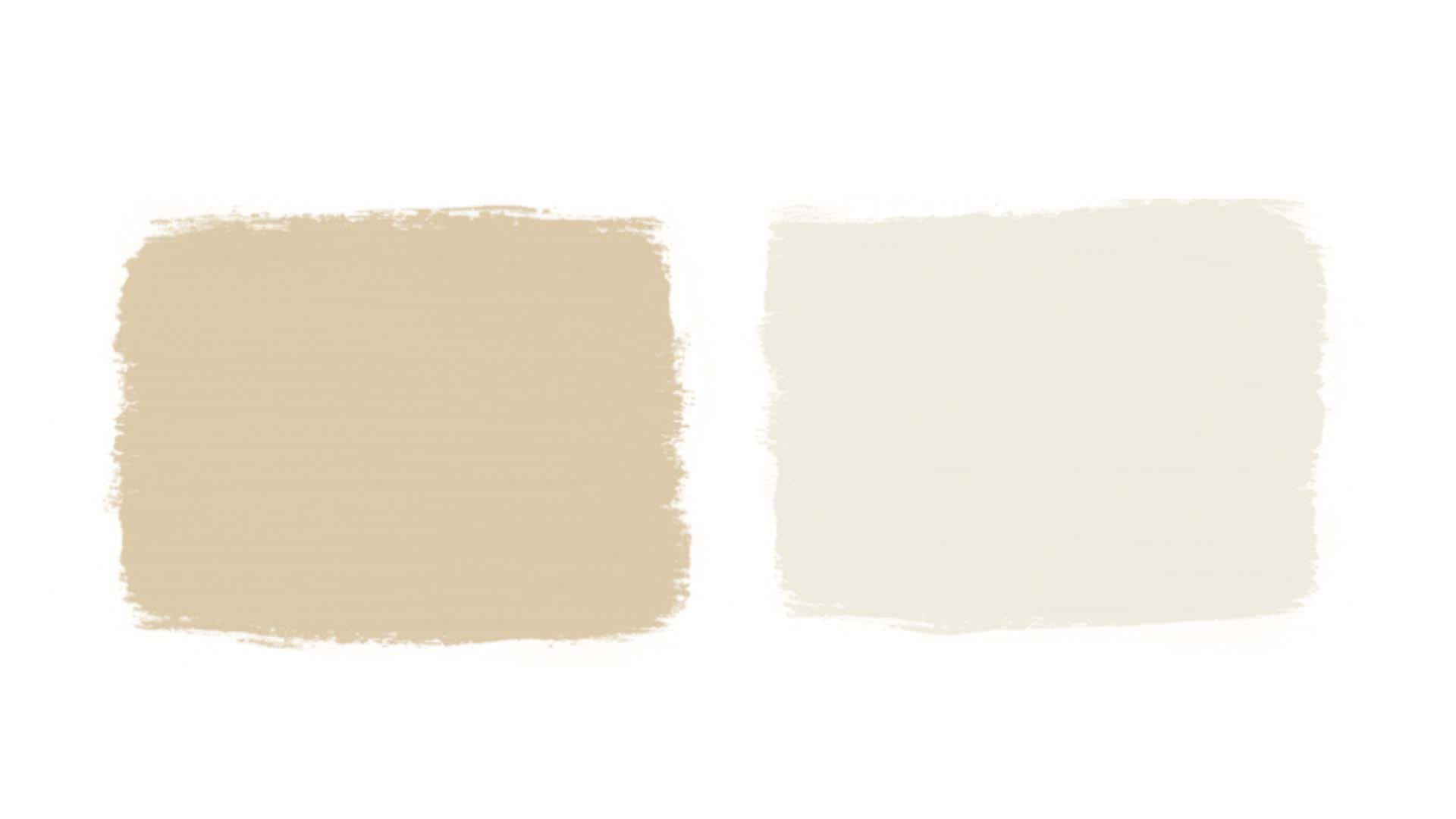 Old Ochre Wall & Chalk Paint / Old White Wall & Chalk Paint