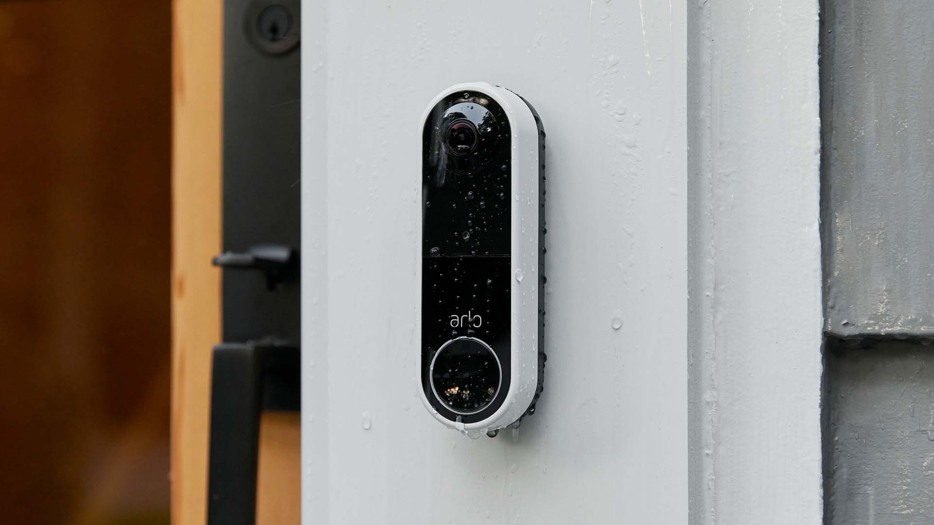 The Arlo Video Doorbell doesn't come with 'wedges' like Ring's offerings