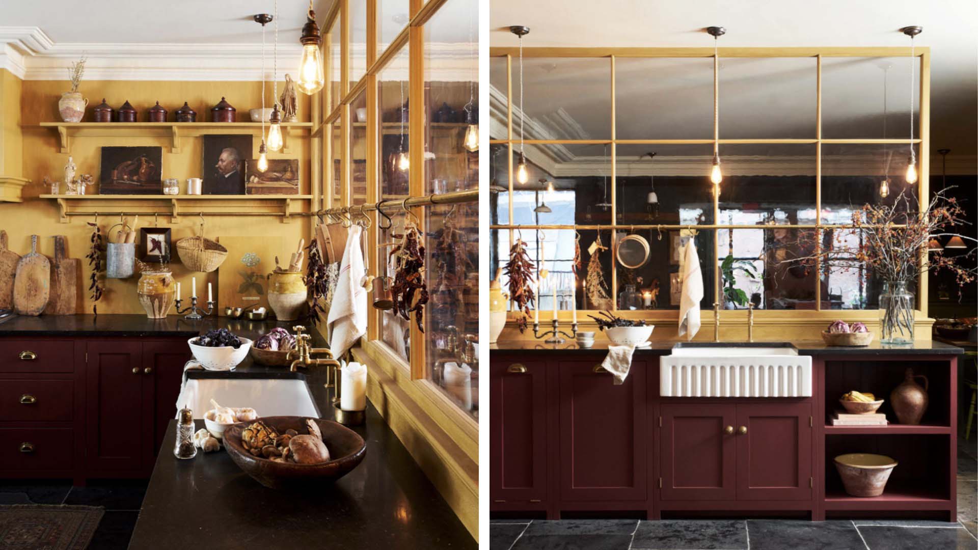 The Bond Street kitchen by deVOL is an example of a broken-plan design