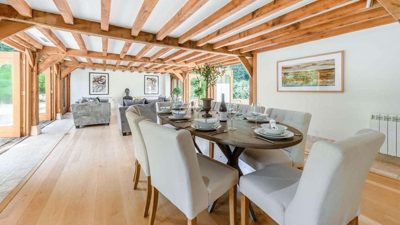 This room was previously painted in a deep teal, which made it feel dark. Lemon Lime Interiors gave it a fresh white look.