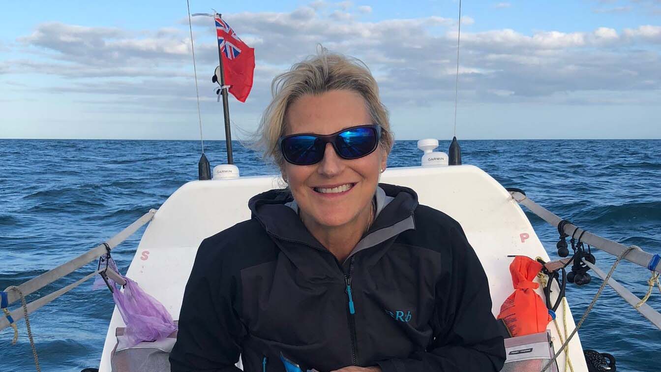 Theaker was determined to make he dream of rowing the Atlantic a reality