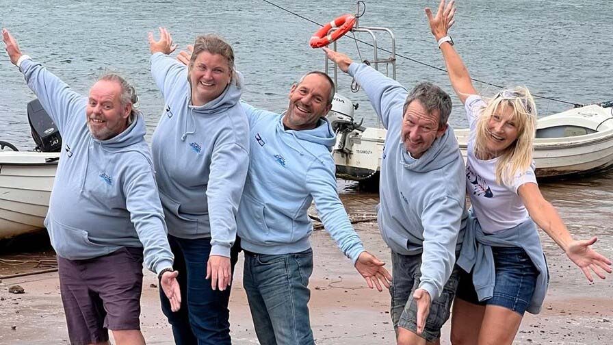 Theaker and her crew mates are excited about the Pacific challenge