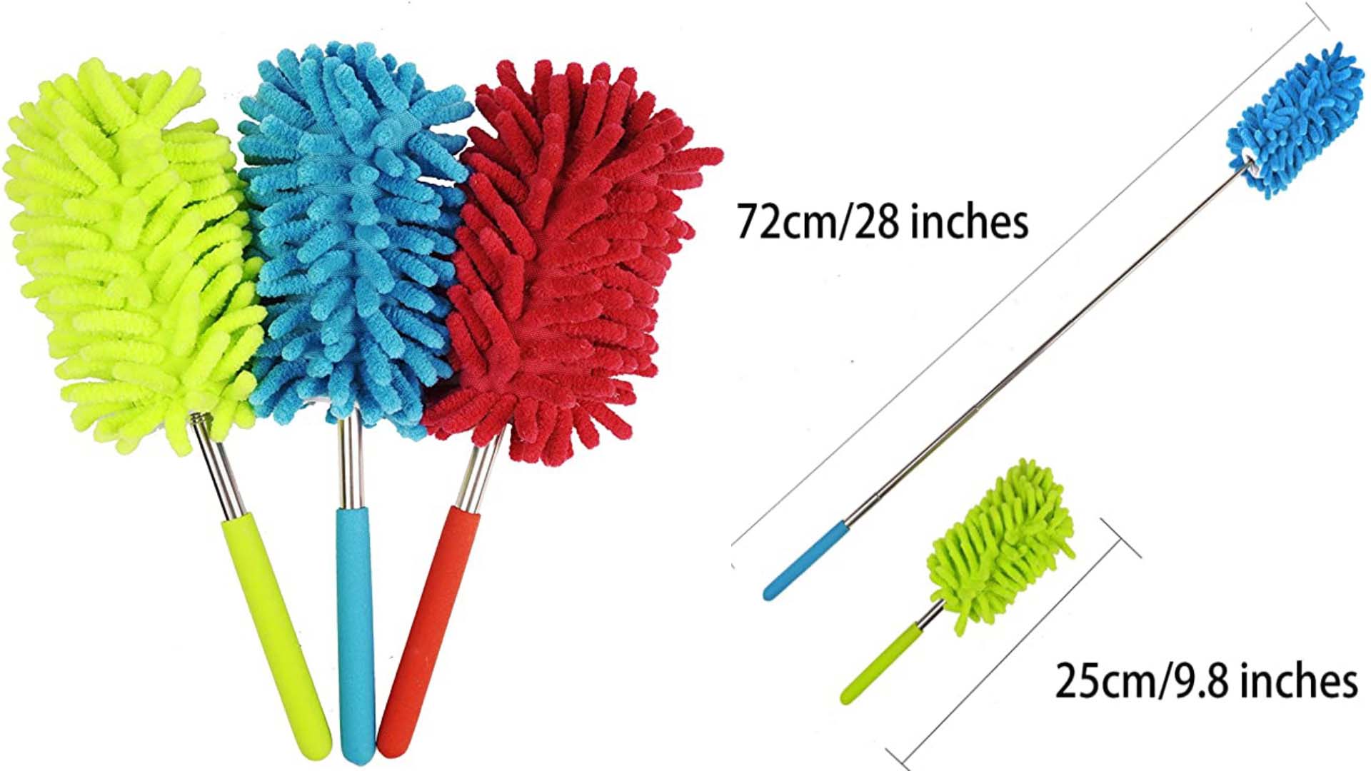 An extendable microduster can also work