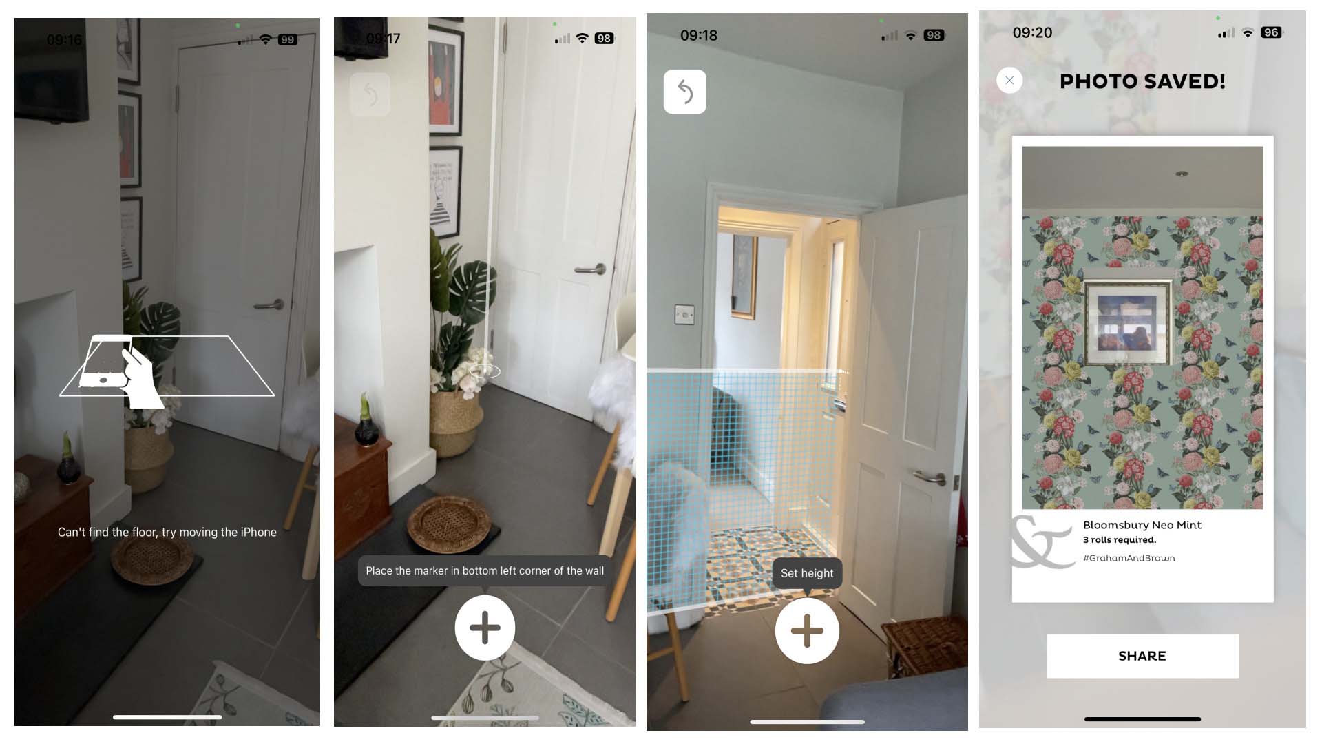 Using the floor plan mode is a little complicated